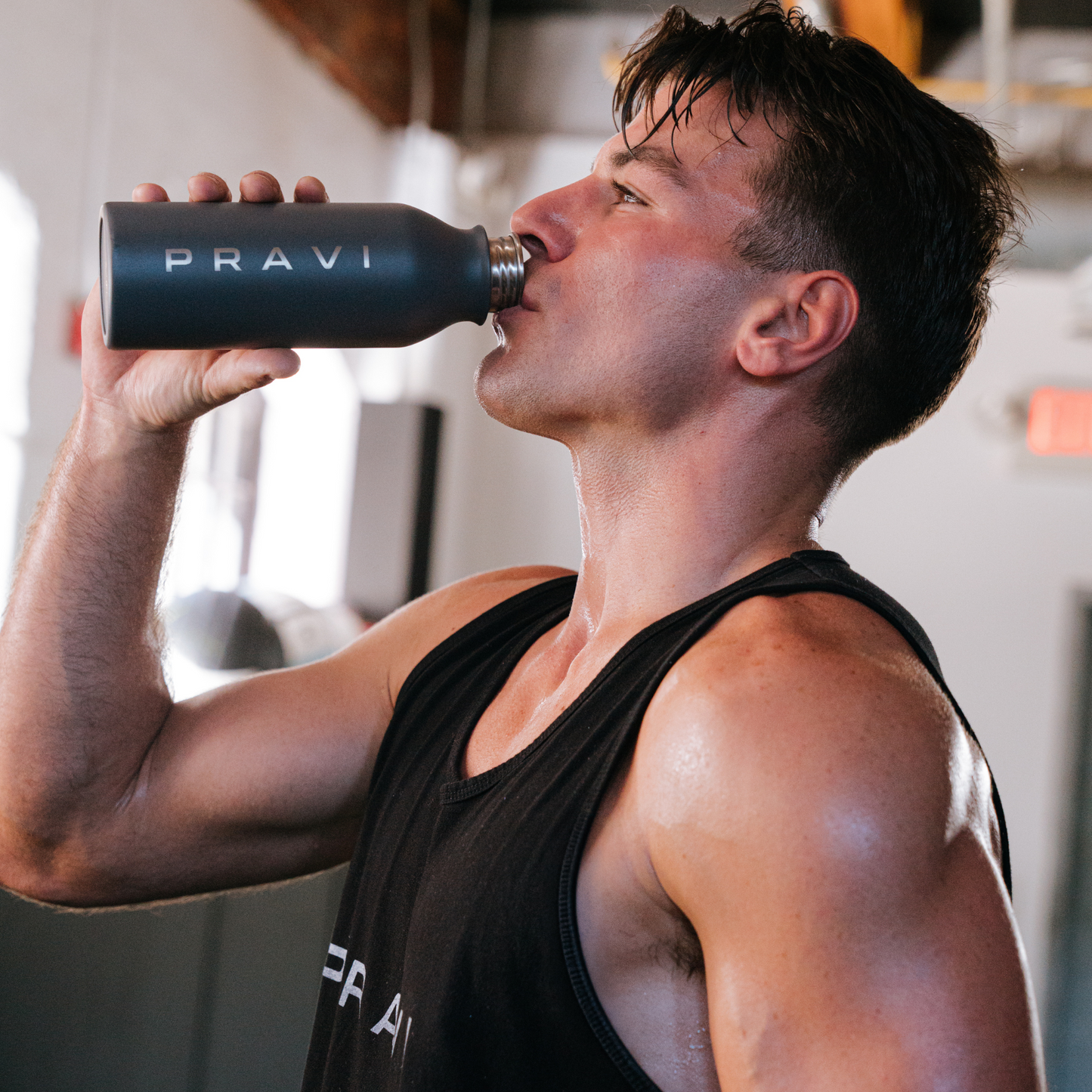 Stainless Steel Bottle- Matte Slate