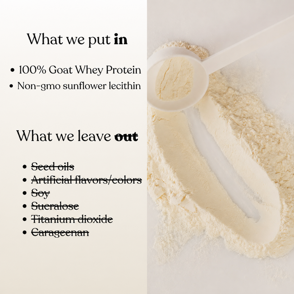 Protéine Whey de Chèvre Nature