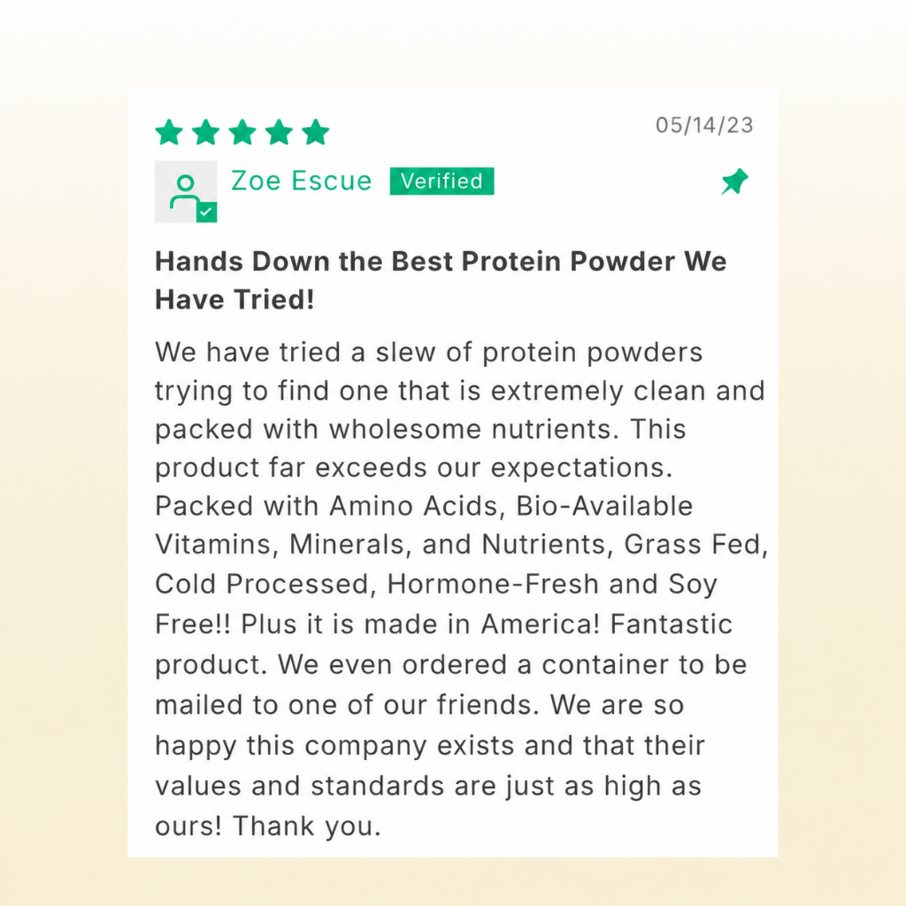 Vanilla Goat Whey Protein