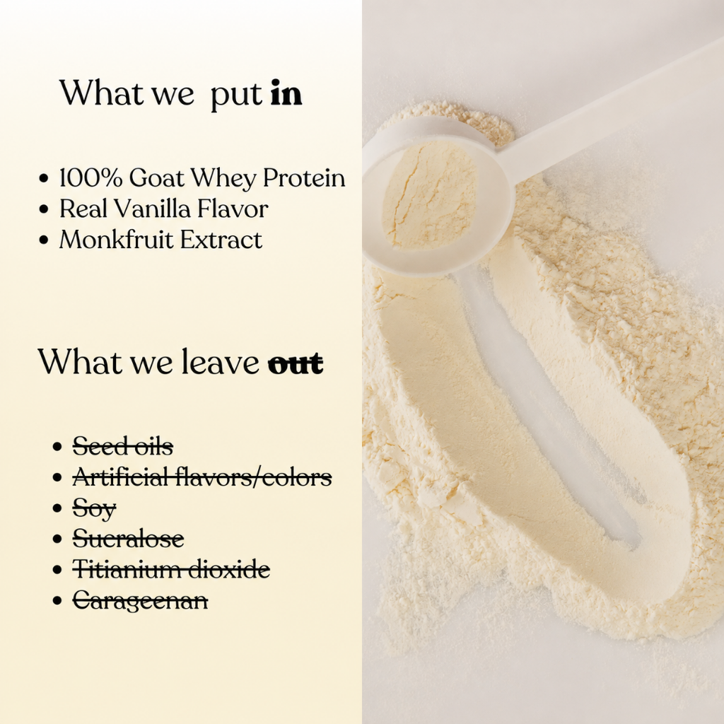 Vanilla Goat Whey Protein