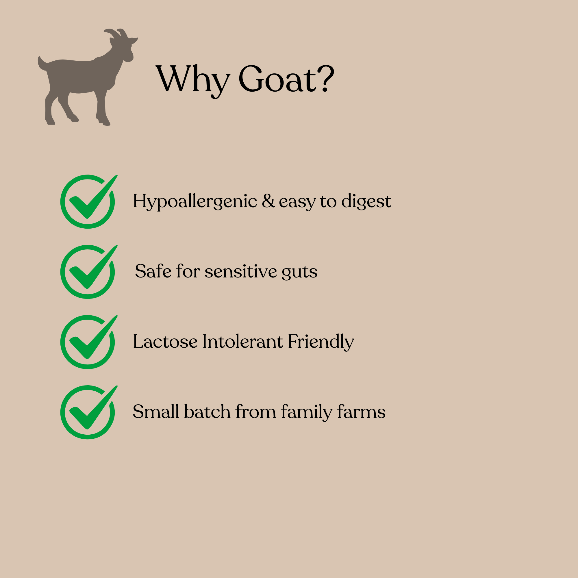 Chocolate Goat Whey Protein