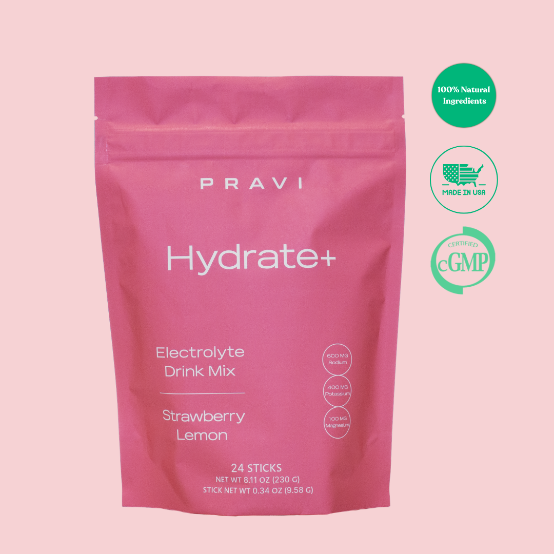 Boisson Électrolytes en Poudre Hydrate+ Fraise Citron