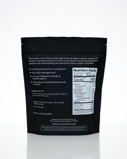 Unflavored Goat Whey Protein