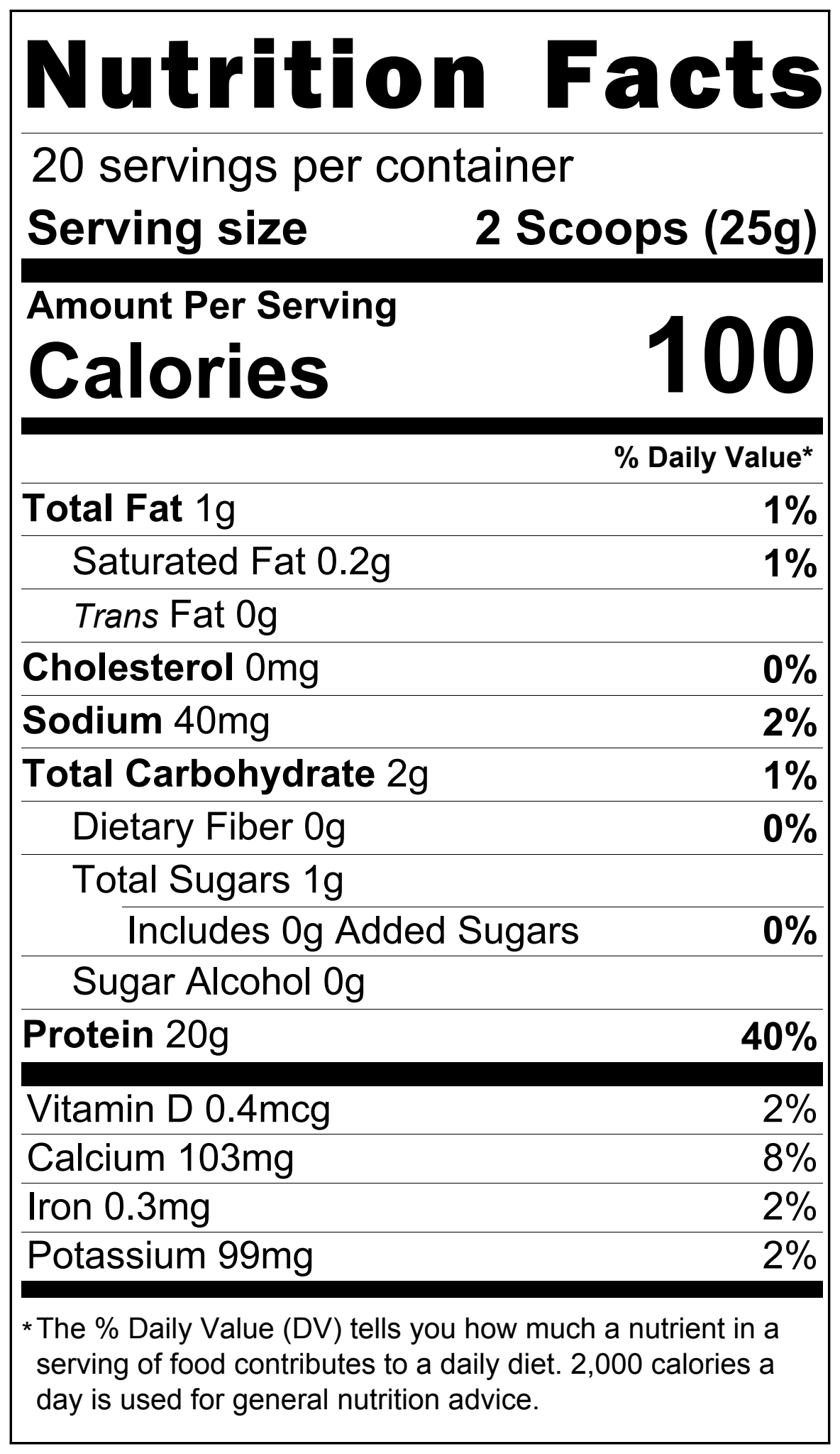 Unflavored Goat Whey Protein