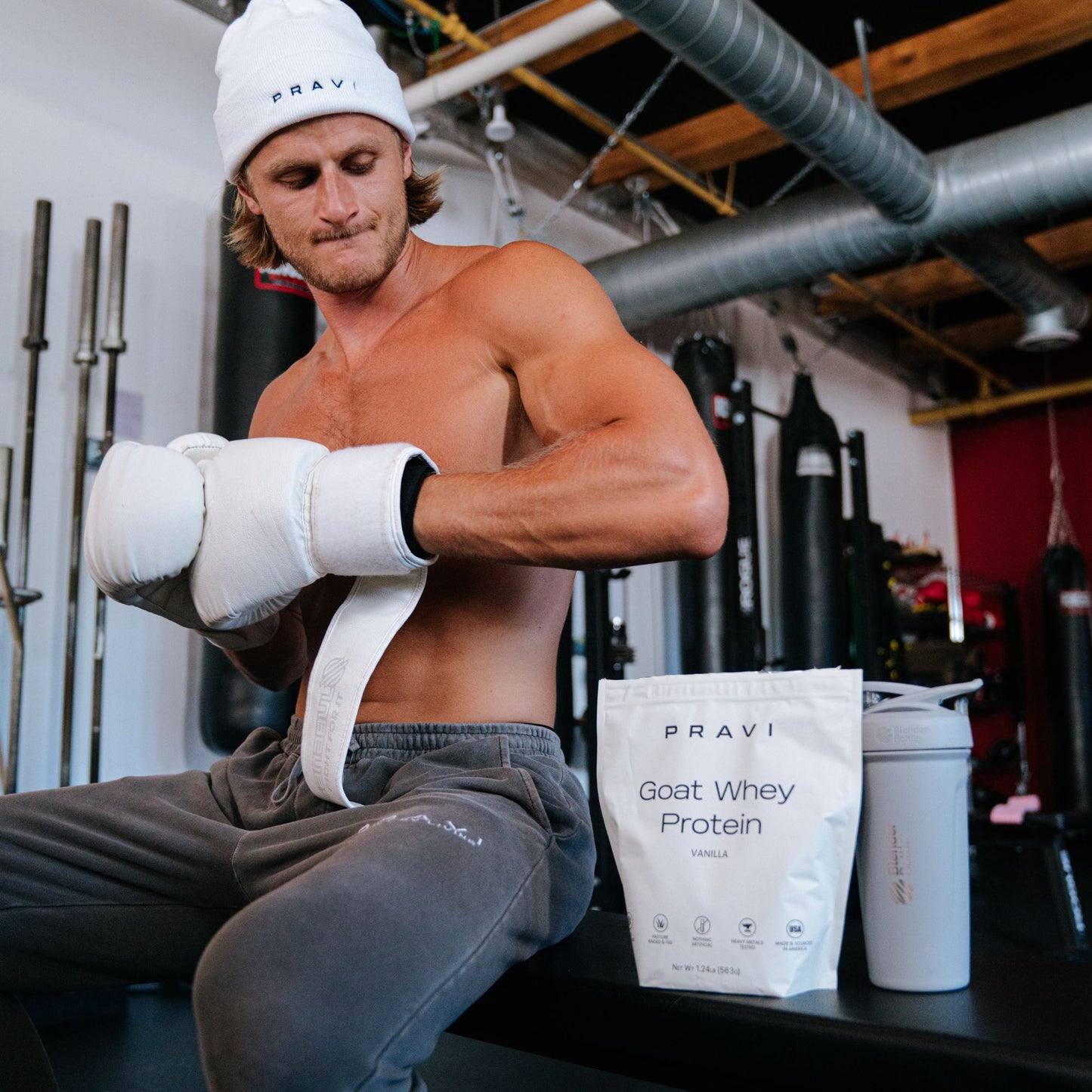 PRAVI Vanilla Goat Whey for Boxers and Athletes