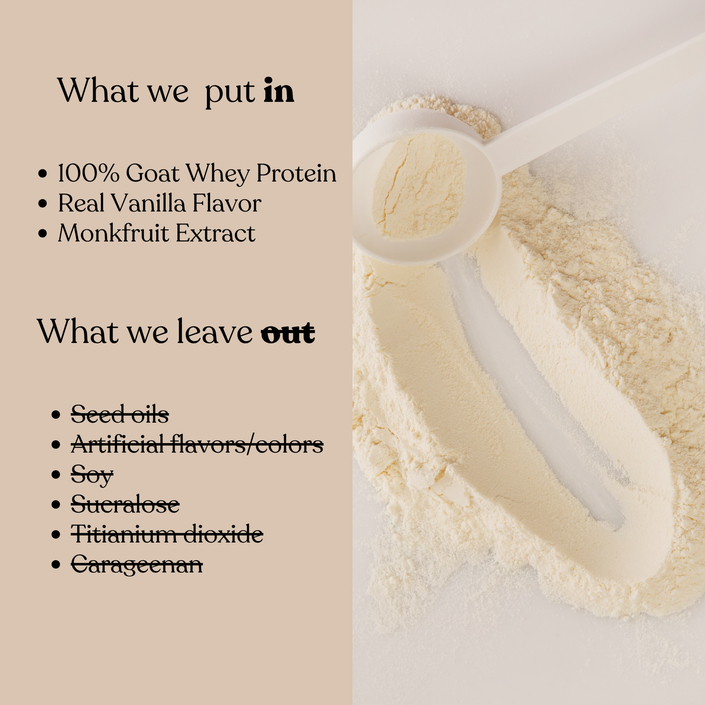 PRAVI Vanilla Goat Whey clean ingredients